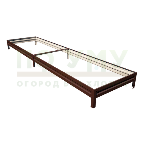 Грядка с полимерным покрытием 0,5х4,0 м, высота 15 см