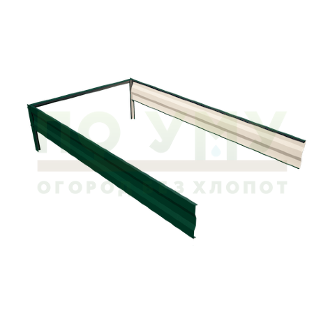 Вставка-удлинение 2,0 м, для грядки полимерным покрытием высота 20 см в Москве