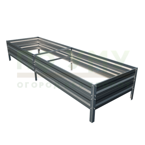 Грядка оцинкованная 1,0х3,0 м, высота 40 см