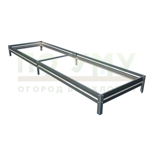 Грядка оцинкованная 0,5х3,0 м, высота 15 см