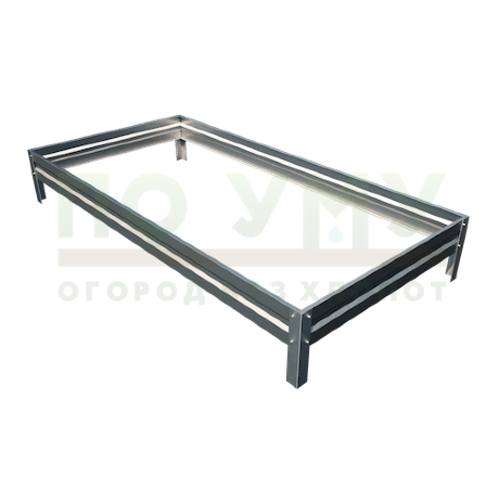 Грядка оцинкованная 1,0х2,0 м, высота 15 см в Москве